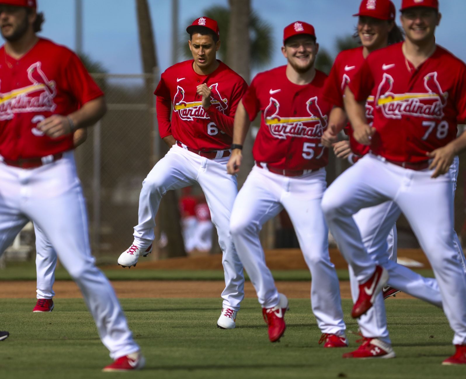 Second day of Cardinals full squad workouts